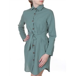 803 Платье хлопковое с воротником Fashion