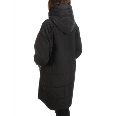 22332 BLACK Куртка демисезонная женская (50 гр. синтепон)