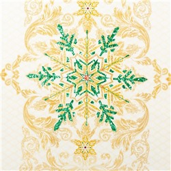 Скатерть новогодняя «Этель» Golden Christmas, 150×220 ±3 см с ГМВО, 100% хлопок, 190 г/м²