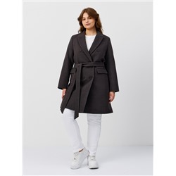 Пальто женское демисезонное 26897 (темно-серый)