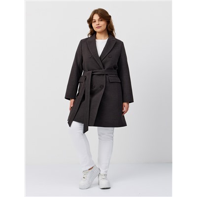 Пальто женское демисезонное 26897 (темно-серый)