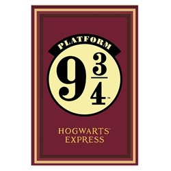 Блокнот А7 "Гарри Поттер-4" , клетка, 40л, на скрепке, картон 200 гр/м2 (65*98 мм)