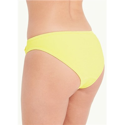 Ribbed Eyelet Bikini Bottoms