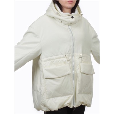 H24-210 MILK Куртка демисезонная женская (100 гр. холлофайбер)