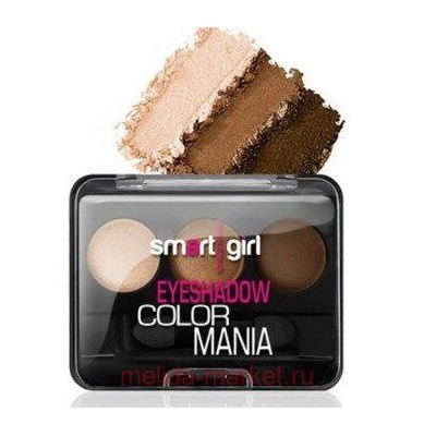 BelorDesign Тени 3 цвета COLOR MANIA тон 032 кофейный