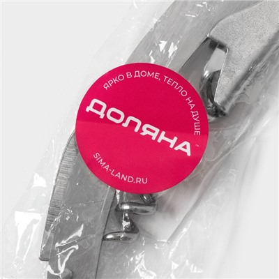 Штопор для вина складной Доляна Steel, h=11 см, серебристый