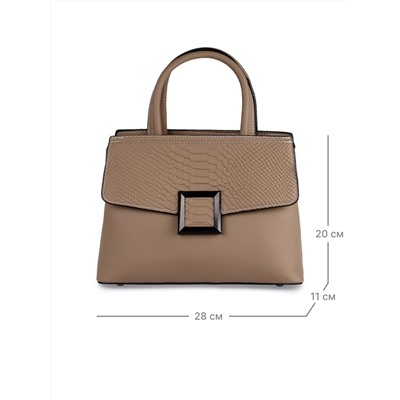 JS-9221-61 бежевая сумка женская (кожа) Jane's Story