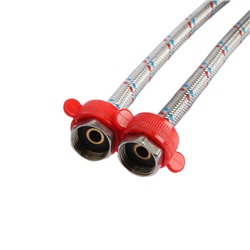 Подводка для смесителя ZEIN, гайка 1/2", штуцер М10, 60 см, ключ для монтажа, набор 2 шт.