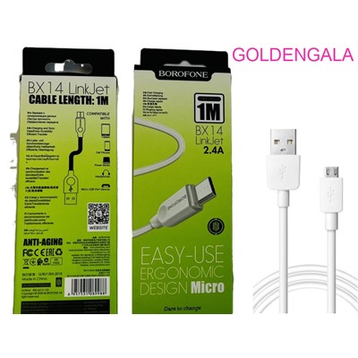 Кабель для телефона micro USB BOROFONE USB 1 м