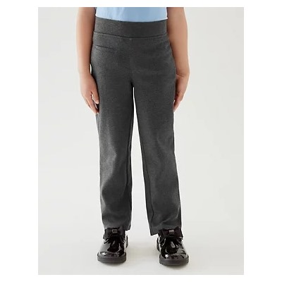 Girls' Regular Leg Knitted School Trousers (2-16 Yrs)