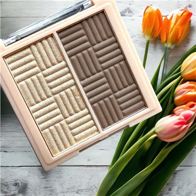 Набор Хайлайтер +Тени для век SEVENCOOL Арт 6606 тон 4