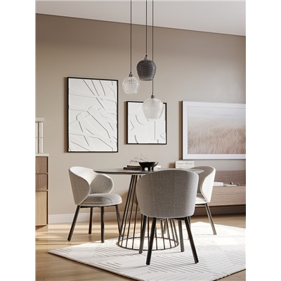 Панно декоративное с эффектом 3D Minimalism, с черной рамой, 60х60 см