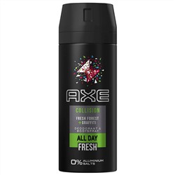 Дезодорант Спрей AXE COLLISION Fresh Forest&amp;Graffiti 150 мл