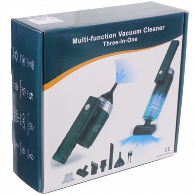 Пылесос автомобильный, аккумуляторный VC-68068-6, аккум. 2000 mAh, мощность 150W