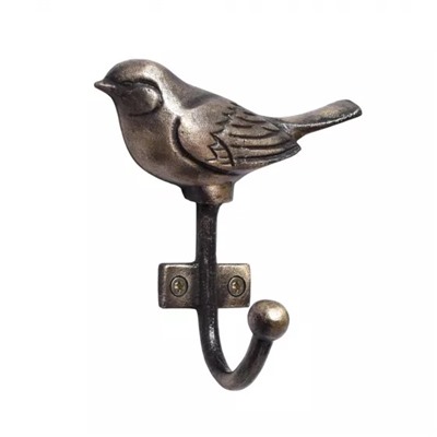 Настенный крючок c птицей, Decorative Wall Hook Bird for Hanging, произв. Indian Shelf