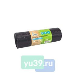 Мешки для мусора, 80*110см, 160л, черные, 1/10