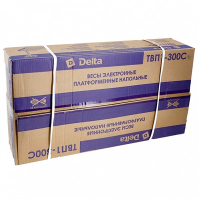 Весы электронные торговые платформенные напольные Delta до 300 кг ТВП1-300С