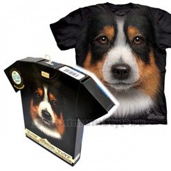 Футболка в подарочной коробке The Mountain "Australian Shepherd"