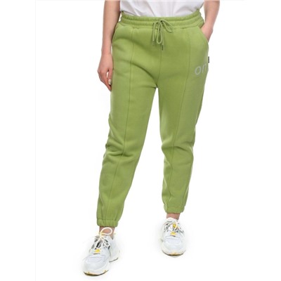 08 GREEN Брюки спортивные женские на флисе (100% хлопок) 7986