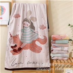 Soft gauze bath towel, tube top, quick dry, wholesale
