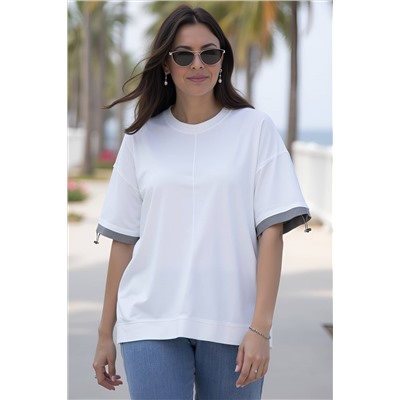 Блуза Софья (белая) Б13940-1М