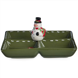 МЕНАЖНИЦА 4 СЕКЦИИ КОЛЛЕКЦИЯ "CHRISTMAS GIFT" 19*19*9,5 СМ