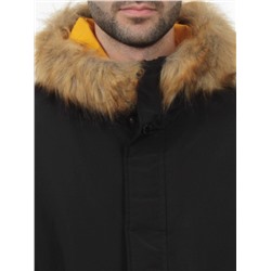 2170 BLACK YELLOW Куртка мужская зимняя облегченная (150 гр. холлофайбер)