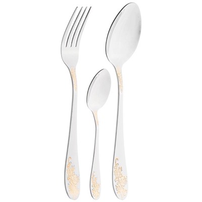 НАБОР СТОЛОВЫХ ПРИБОРОВ AGNESS НА 6 ПЕРСОН 18 ПР.В ДЕРЕВЯННОМ КЕЙСЕ