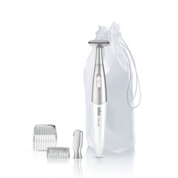 Braun Elektrischer Rasierer quot;Silk-epil Bikini Styler FG1100quot; in Weiss und Silber  Электробритва "Silk-epil Bikini Styler FG1100" в белом и серебристом