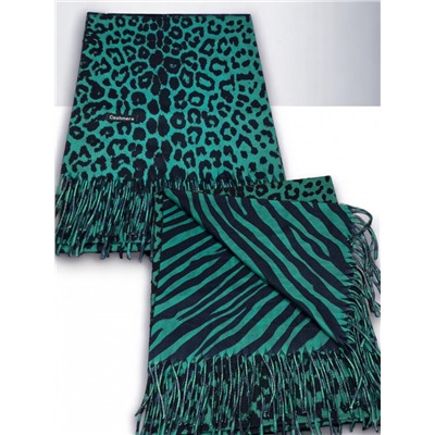 Палантин теплый кашемировый с двусторонним принтом Арт 2322/14