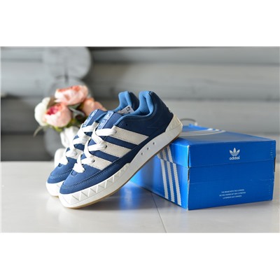 Adidas Adimatic Atmos Blue из натуральной замши