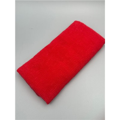 Bath Towel Мочалка-полотенце для душа с пилинг-эффектом / Nylon Long Exfoliating Towel, жесткая, красный