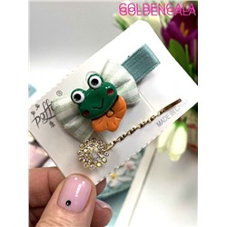 Набор зажимов для волос 2 шт 5 см УТ11 тип 8