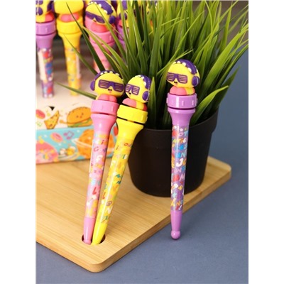 Ручка с поворотным механизмом "Rock 'n' Roll Eyeglasses", mix, шоу-бокс 36 шт.