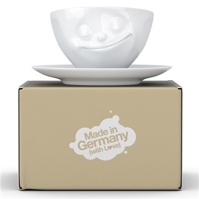 Чайная пара Happy, 200 мл, белая