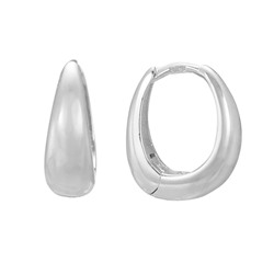 Серьги 'Лара', родий ТПС.170БКR