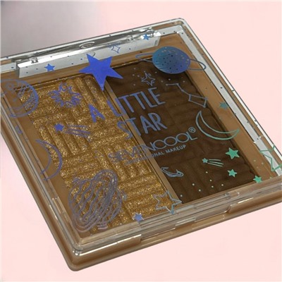 Набор Хайлайтер +Тени для век SEVENCOOL Арт 6606 тон 4