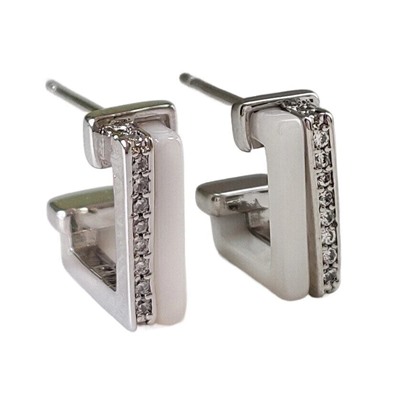 Серьги с керамикой