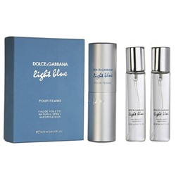 Dolce & Gabbana Light Blue Pour Femme edt 3*20 ml