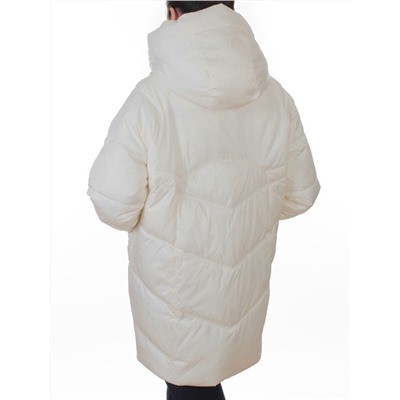 EB2819 MILK Куртка зимняя женская (200 гр. холлофайбер)