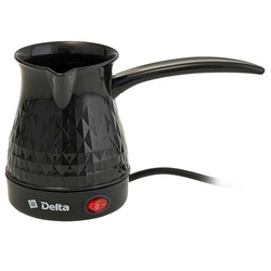 Турка электрическая 600 Вт, 300 мл DELTA DL-8301 черная