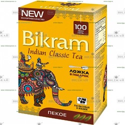 Чай чёрный крупнолистовой индийский PEKOE "Bikram"