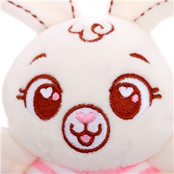 Развивающая погремушка Крошка Я «Заяц», цвет белый