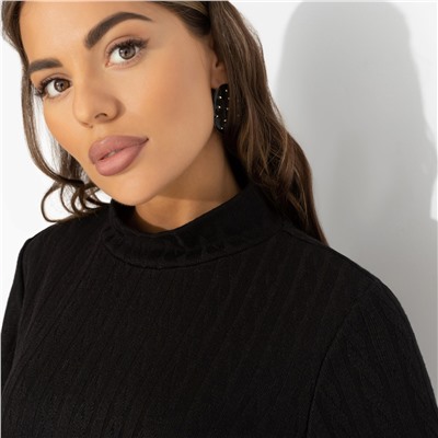 Платье с плетением «косы», Словно впервые (black)