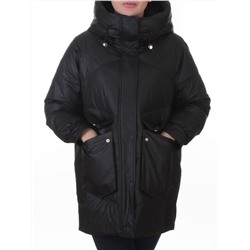 EB2819 BLACK Куртка зимняя женская (200 гр. холлофайбер)