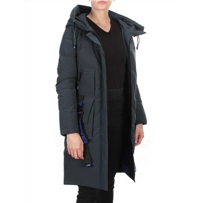 20-901 AQUAMARINE Пальто зимнее женское HAPPYSNOW (150 гр. холлофайбера)