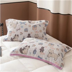 Муслиновая дышащая наволочка 52×75см