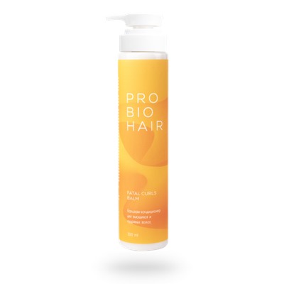 PRO BIO HAIR FATAL CURLS, бальзам для вьющихся волос, 350 мл НОВИНКА!