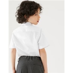 3pk Boys' Plus Fit Easy Iron School Shirts (4-18 Yrs)