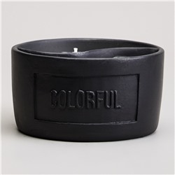 СВЕЧА В СТАКАНЕ "YIN YANG" DARK AMBER 11,3*6,4 СМ МАЛ.= 9ШТ.